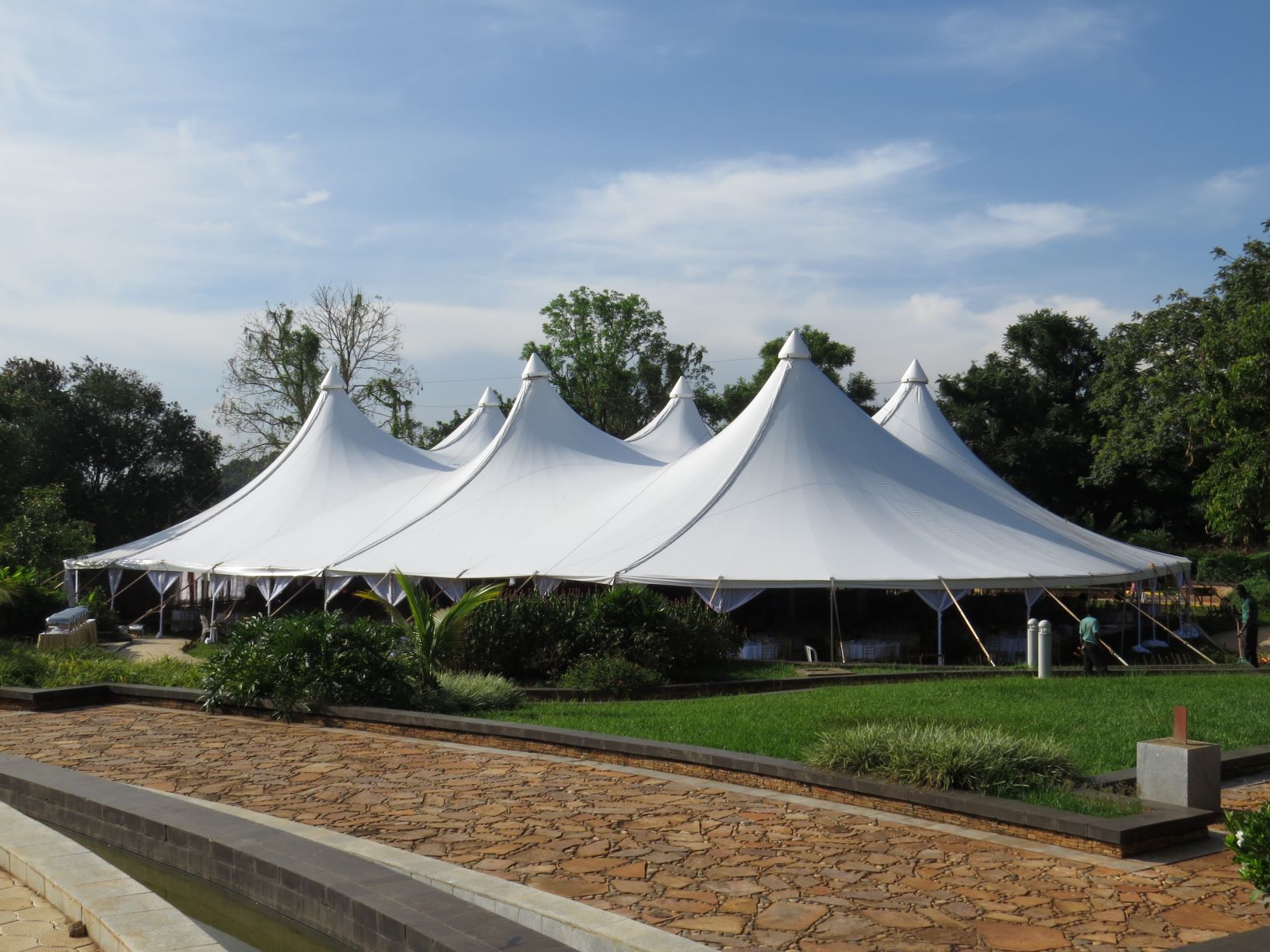 Our Alpine Tent is a customer favorite for weddings and introductions